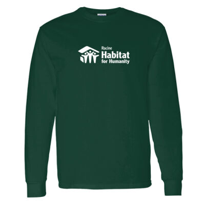 Habitat For Humanity - Heavy Cotton 100% Cotton Long Sleeve T Shirt Thumbnail