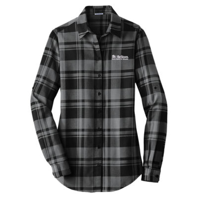 ReStore - Ladies Plaid Flannel Tunic Thumbnail