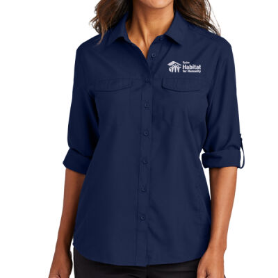 Habitat For Humanity - Ladies Long Sleeve UV Daybreak Shirt Thumbnail