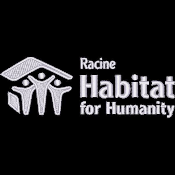 Habitat Embroidered - White Thumbnail